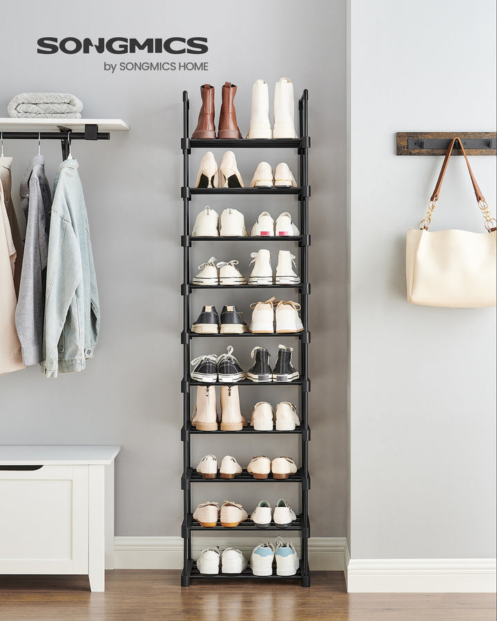 Large Shoe Rack Organiser-Black