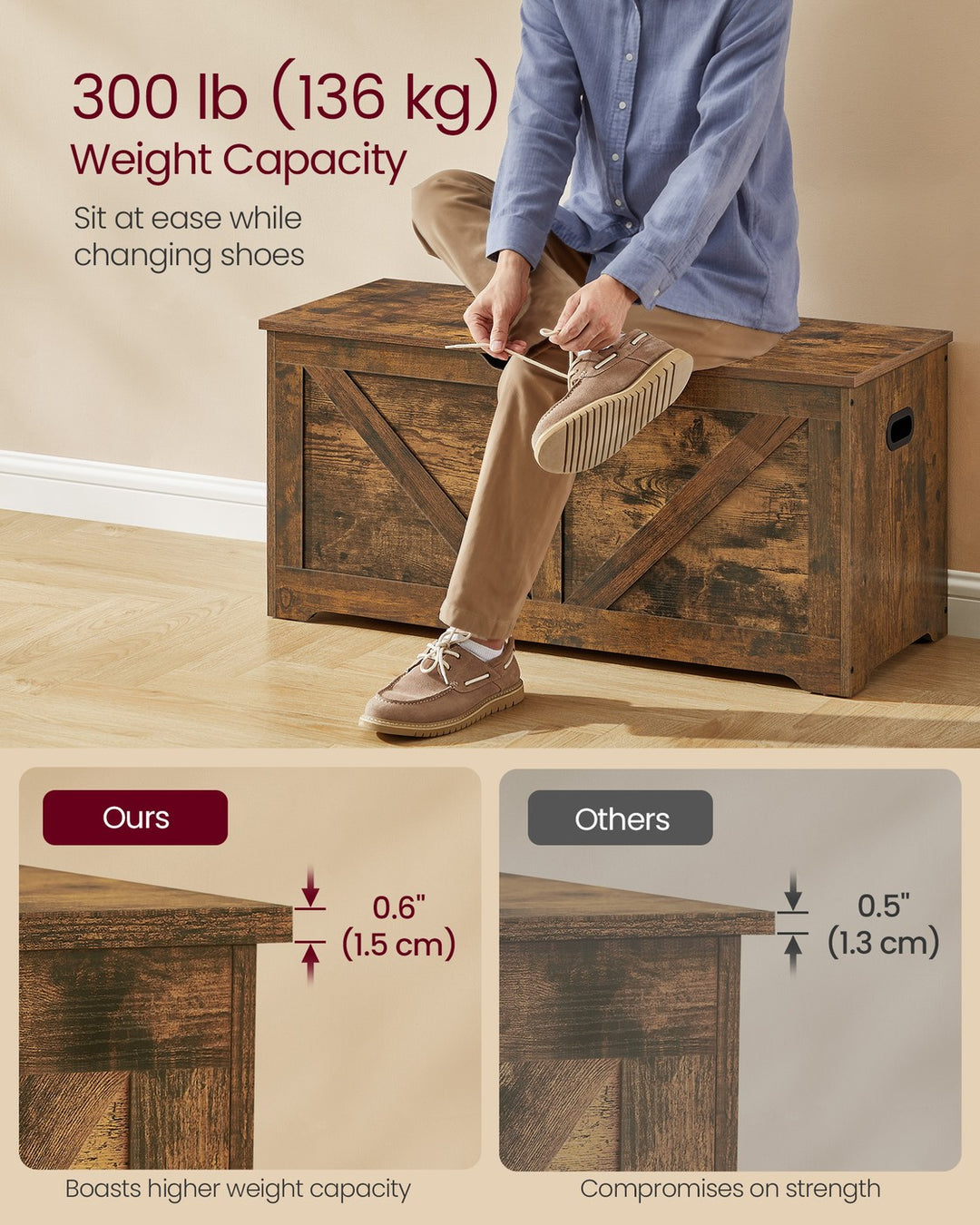 VASAGLE Storage Chest