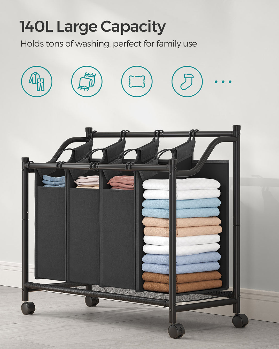 Laundry Sorter Trolley