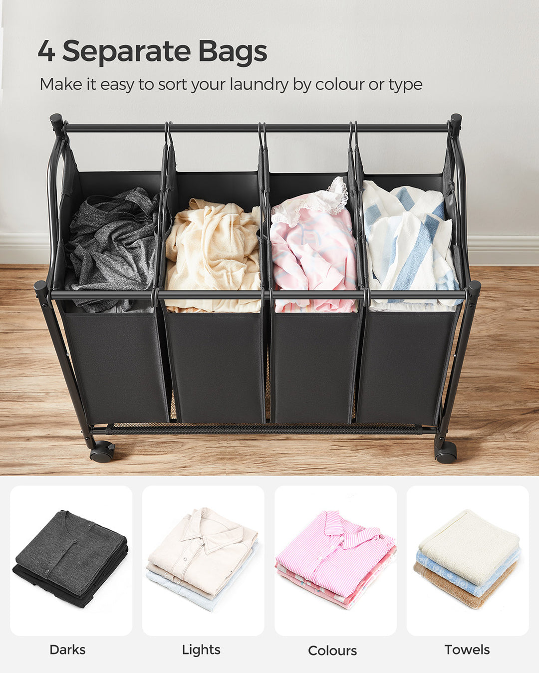 Laundry Sorter Trolley