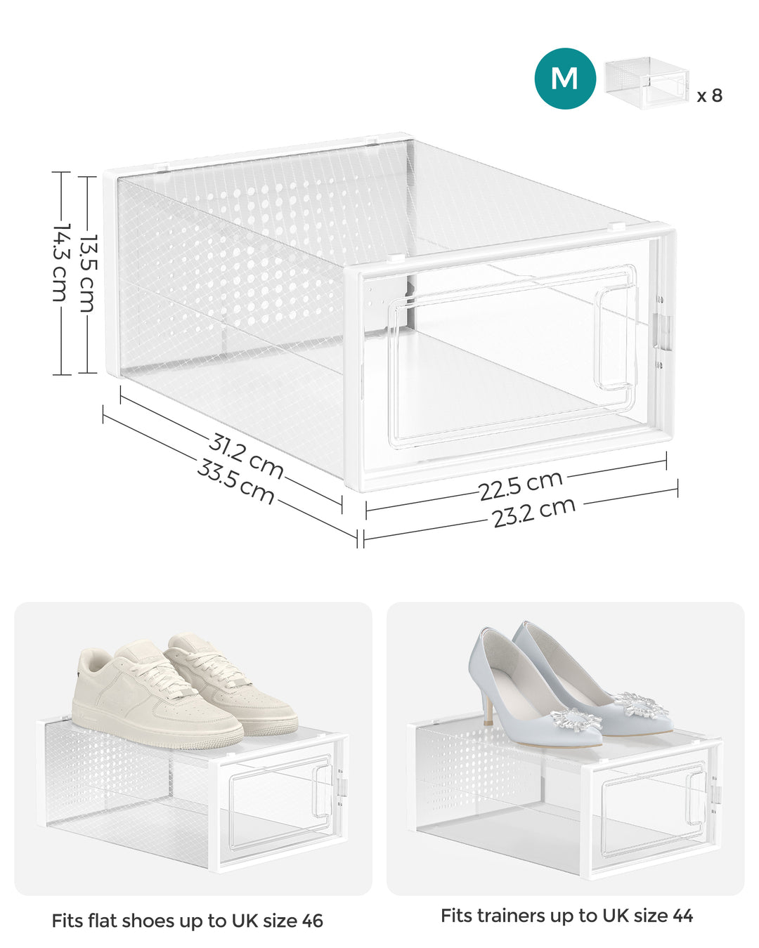 Foldable Shoe Boxes