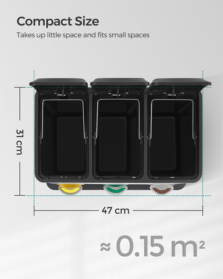 3-in-1 Rubbish Bin