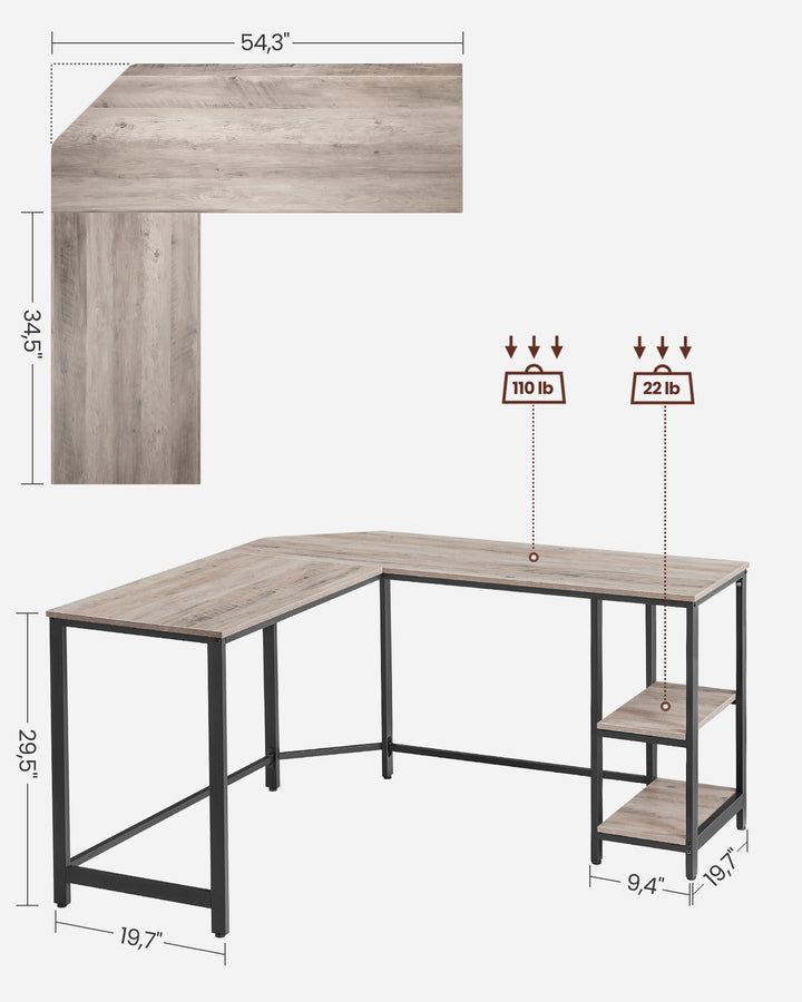 Space Saving Corner Desk