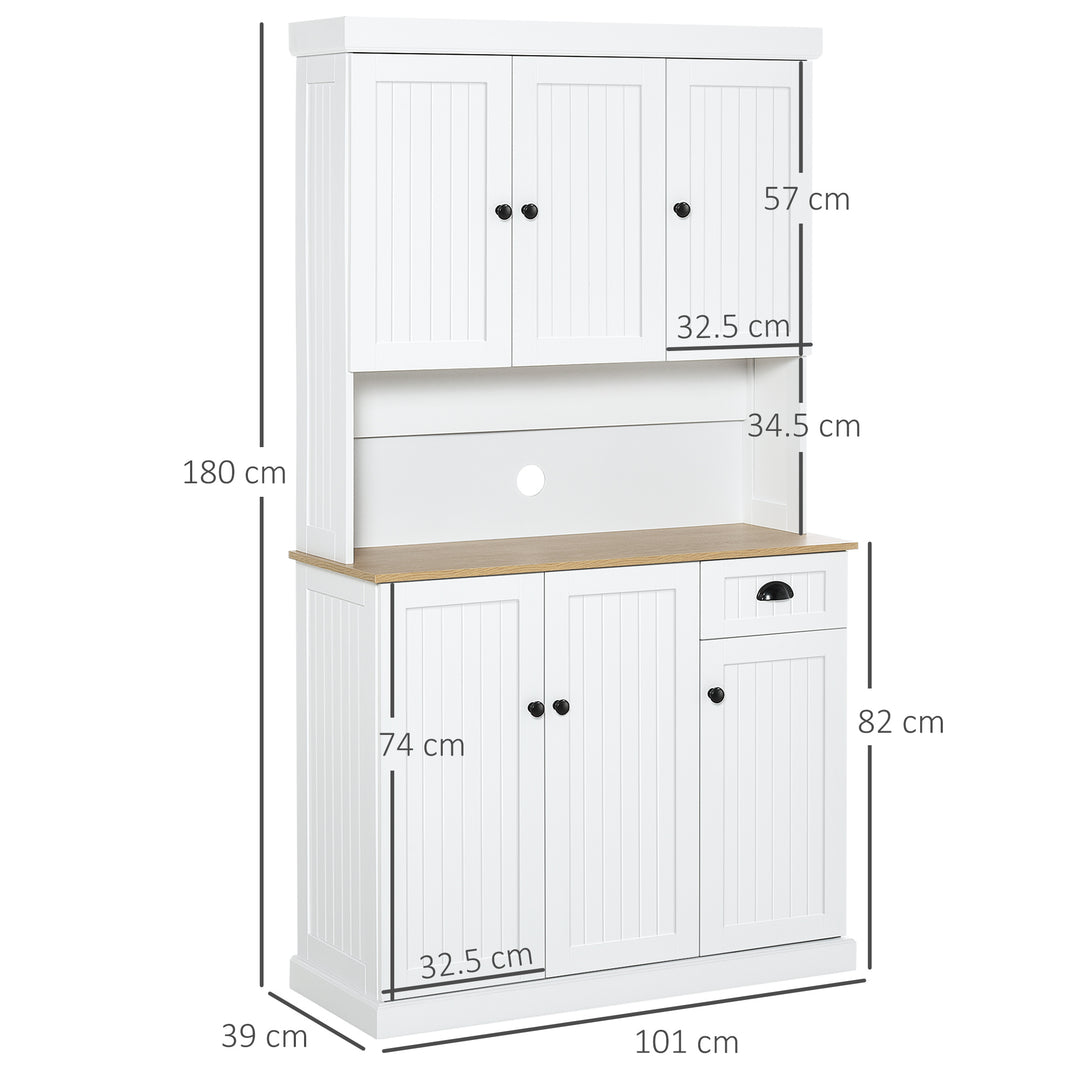 Modern Kitchen Cupboard, Kitchen Storage Cabinet, White