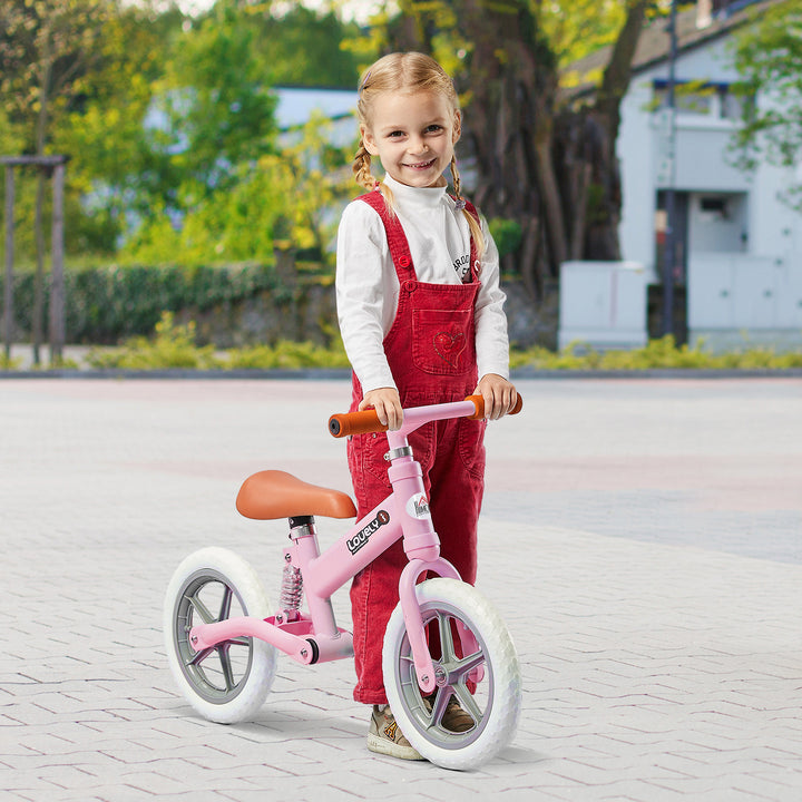 Toddler Balance Bike No Pedal Walk Training Pink