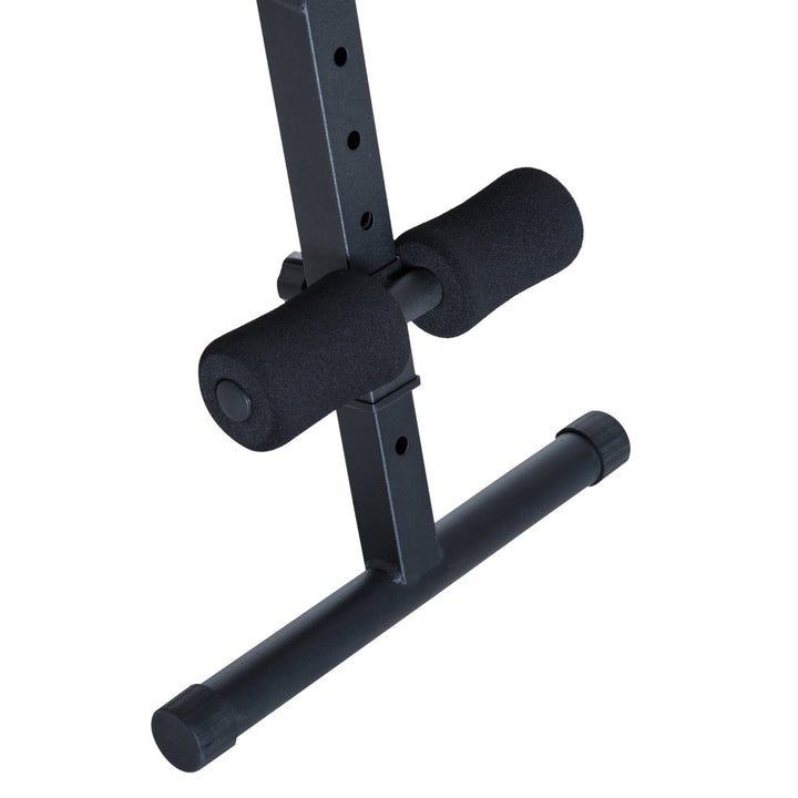 Sit-up Workout Bench, Steel-Black/Blue