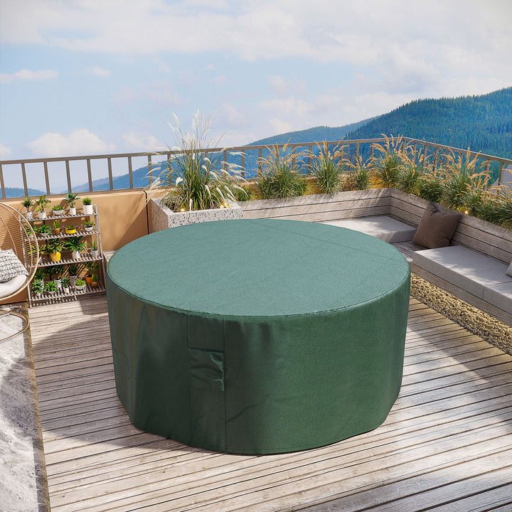 Garden  Patio Large Furniture Set Round Cover 600D Oxford Waterproof _193 x 80H cm