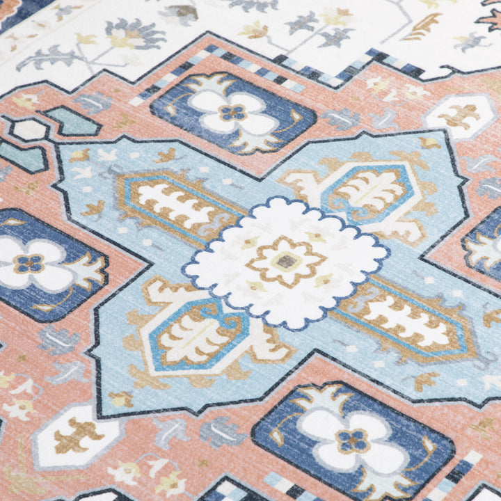 Vintage Persian Rugs, Boho Bohemian Area Rugs Large Carpet for Living Room, Bedroom, Dining Room, 160x230 cm, Blue