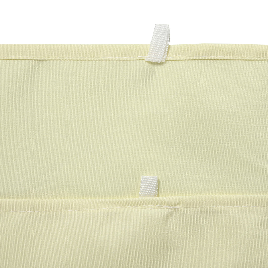 Outsunny Replacement Gazebo Curtain 4-Panel Sidewalls with Zipper for 3 x 3 (M) Yard Gazebos Canopy Tent Beige