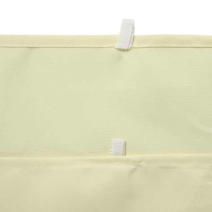 Outsunny Replacement Gazebo Curtain 4-Panel Sidewalls with Zipper for 3 x 3 (M) Yard Gazebos Canopy Tent Beige