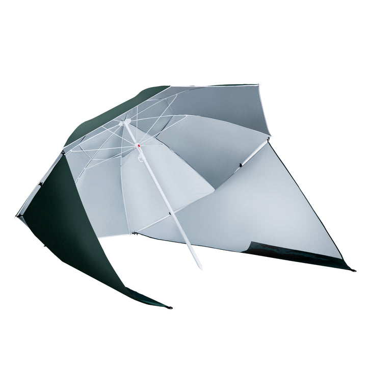 All-Weather Beach Umbrella Shelteneer-Green