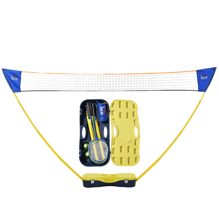 Portable Badminton Net Set for Adults Kids with Foldable Design for Indoor Outdoor, Beach, Backyard