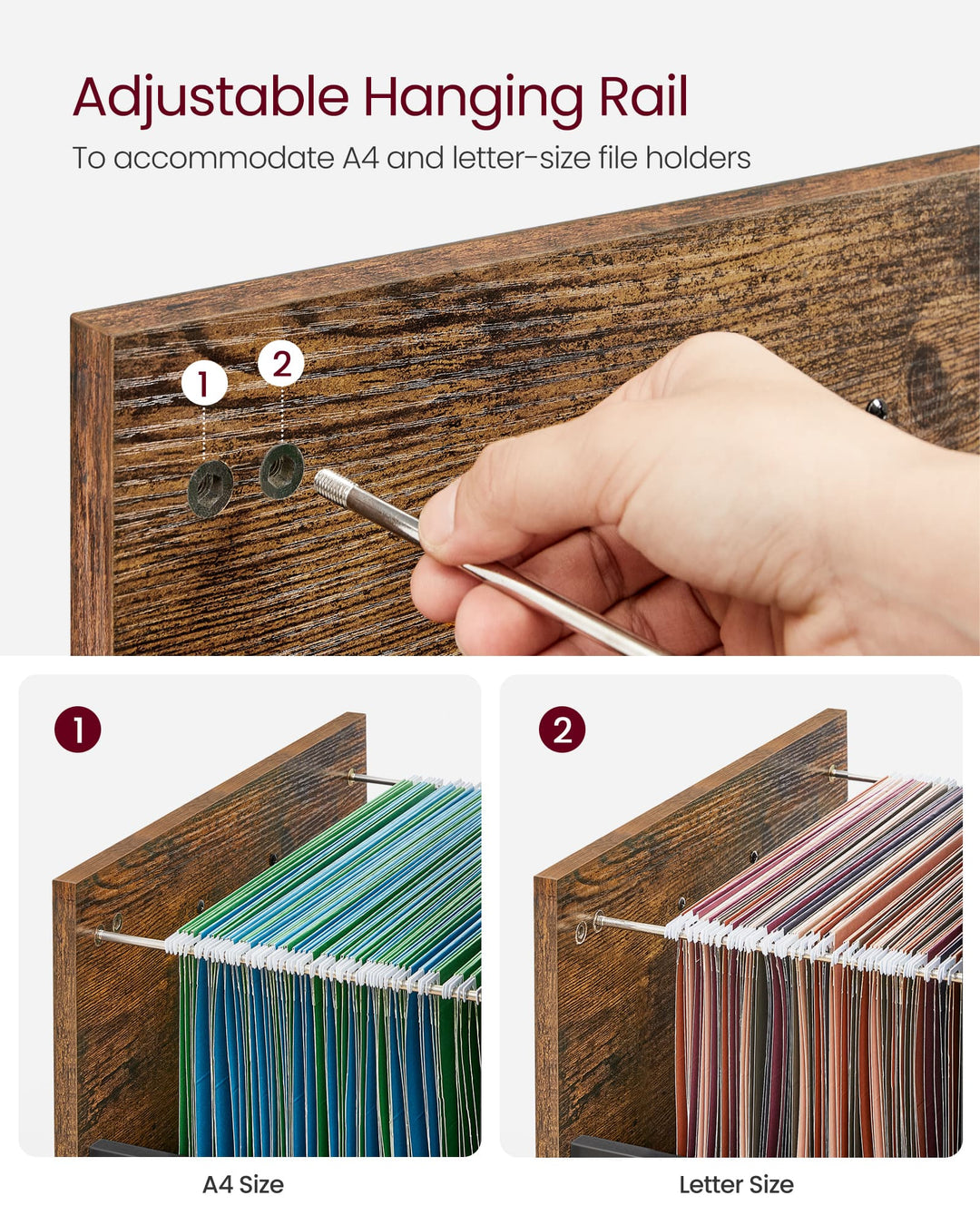 Industrial Style File Cabinet