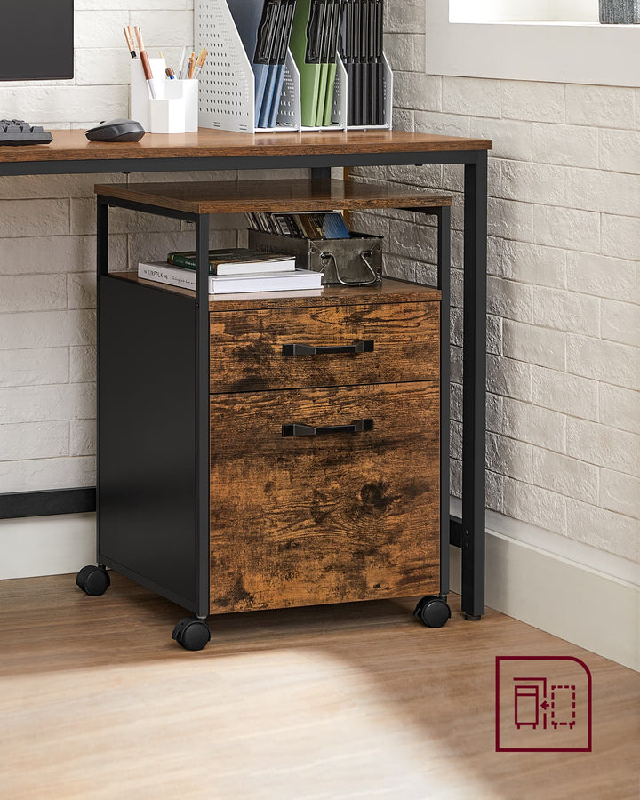 Industrial Style File Cabinet