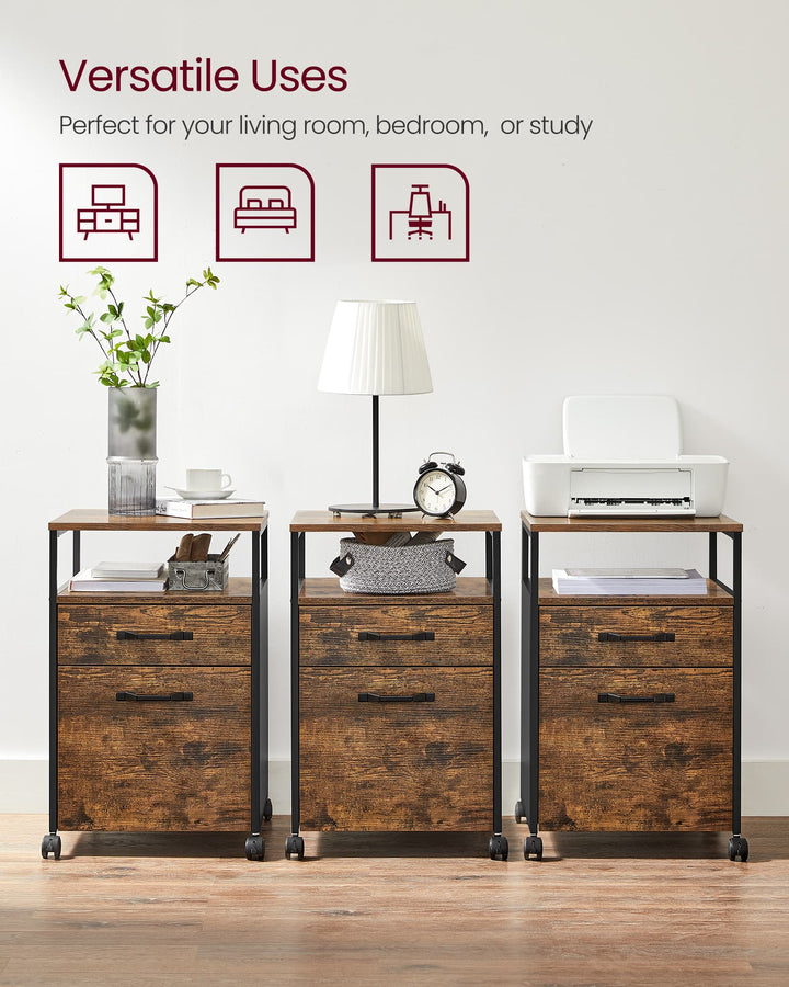 Industrial Style File Cabinet