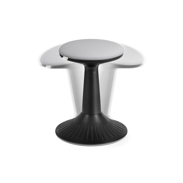 14.2" High Wiggle Stool for Kids Ages 8-12 - Ink Black