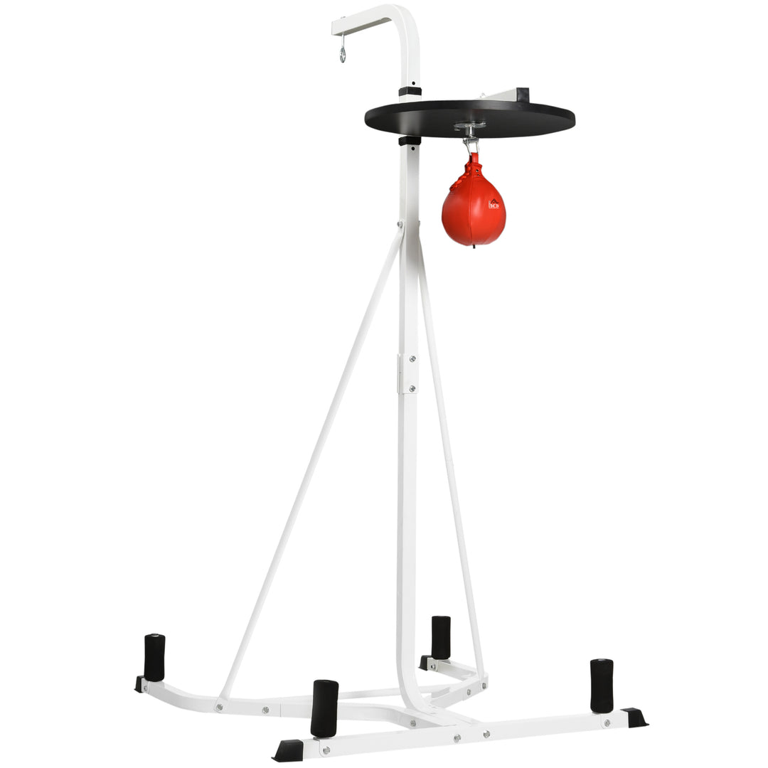 Free-Standing Speed Bag Boxing Platform Punch Bag Fitness Station Stand