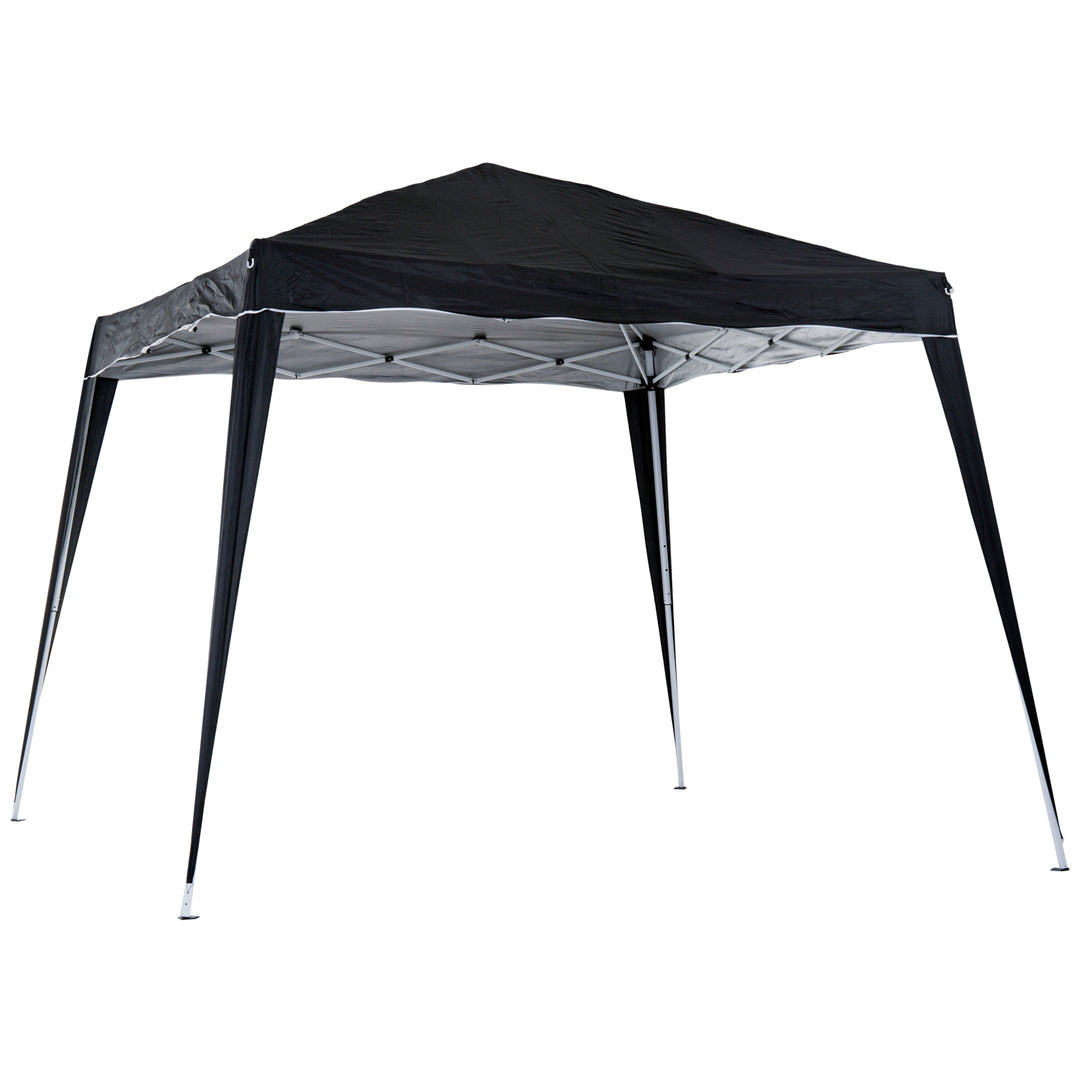 Pop-Up Tent,  3Lx3Wx2.4H m-Black