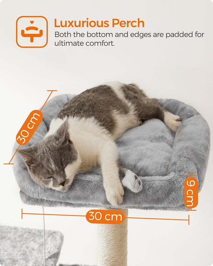 Cat Tree Light Gray