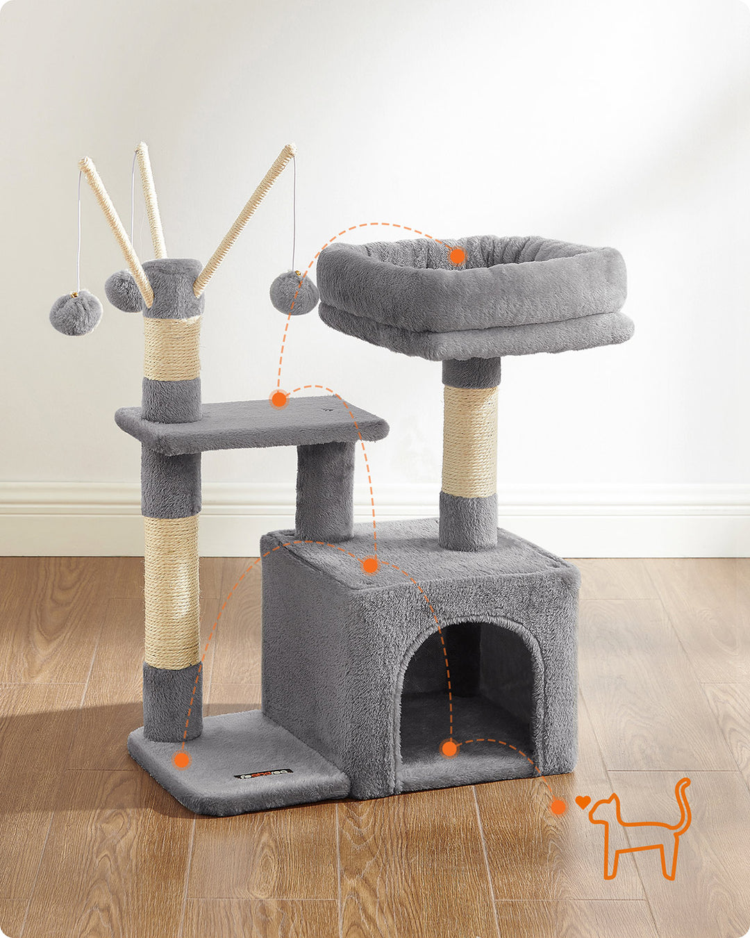 Padded Perch Cat Tree