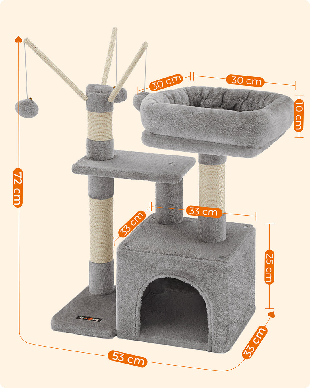 Padded Perch Cat Tree
