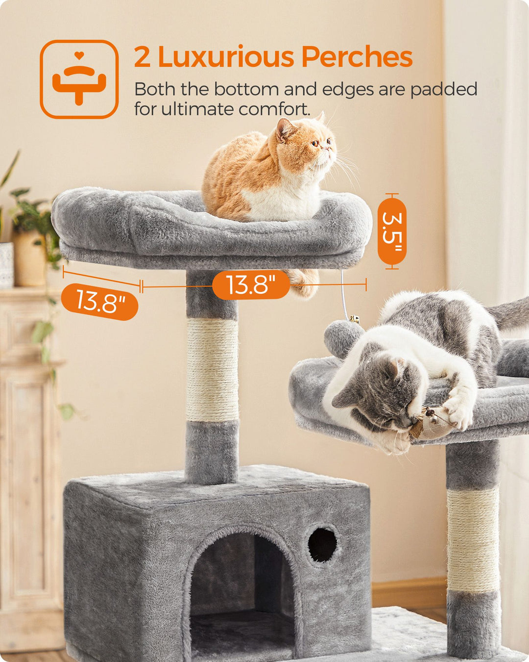 Dual Platforms Cat Tree