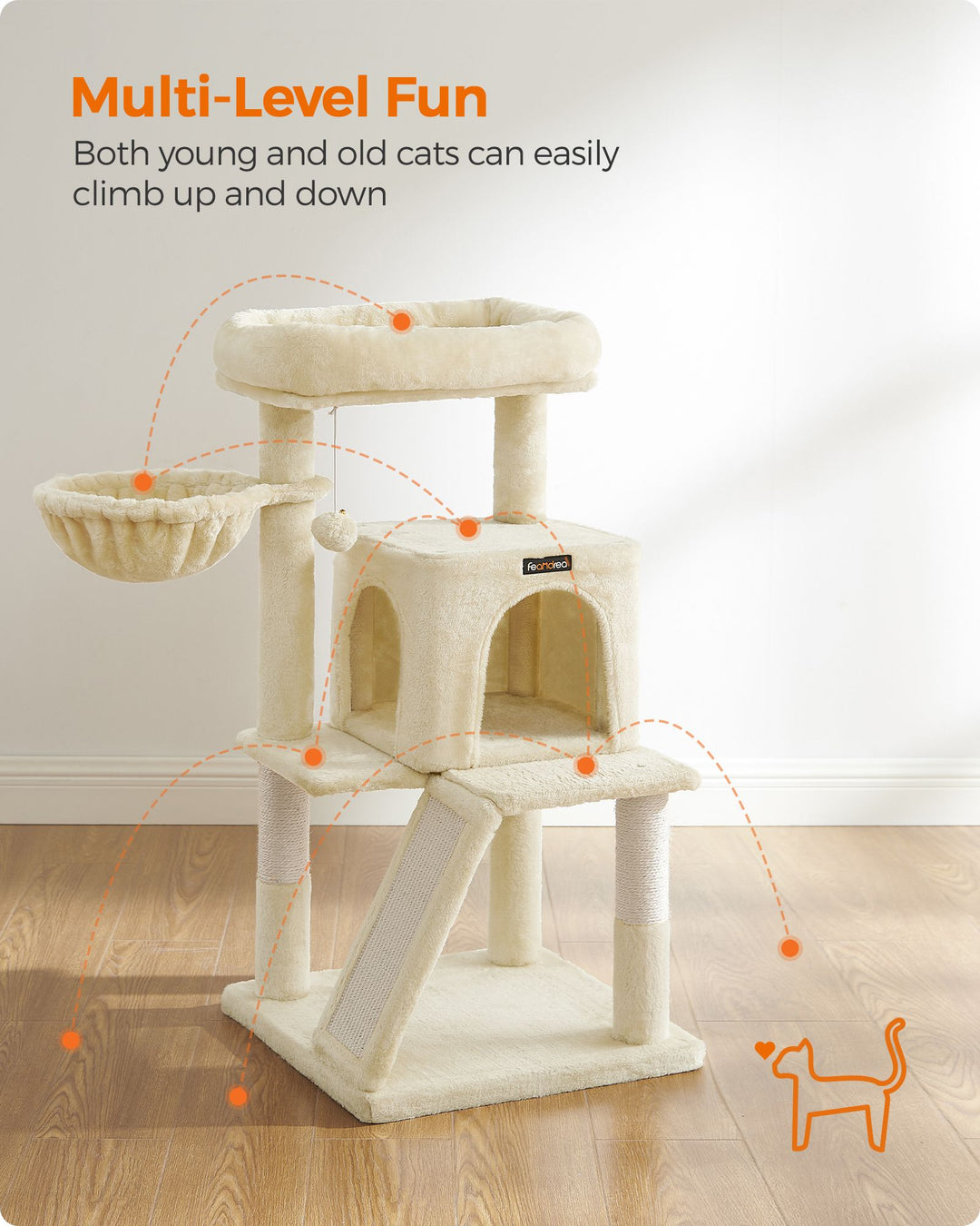 Cat Tree with Slope