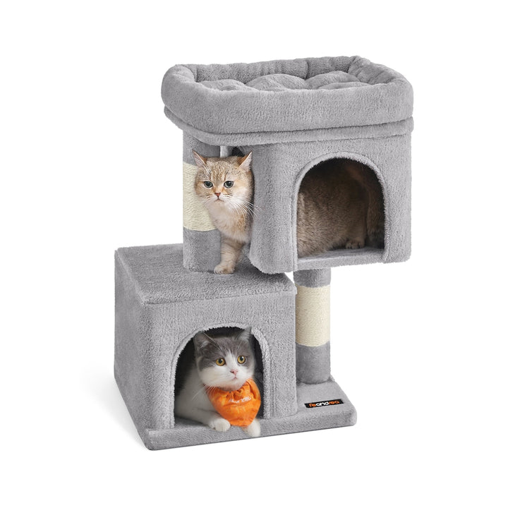 67 cm Cat Tree with 2 Cat Caves