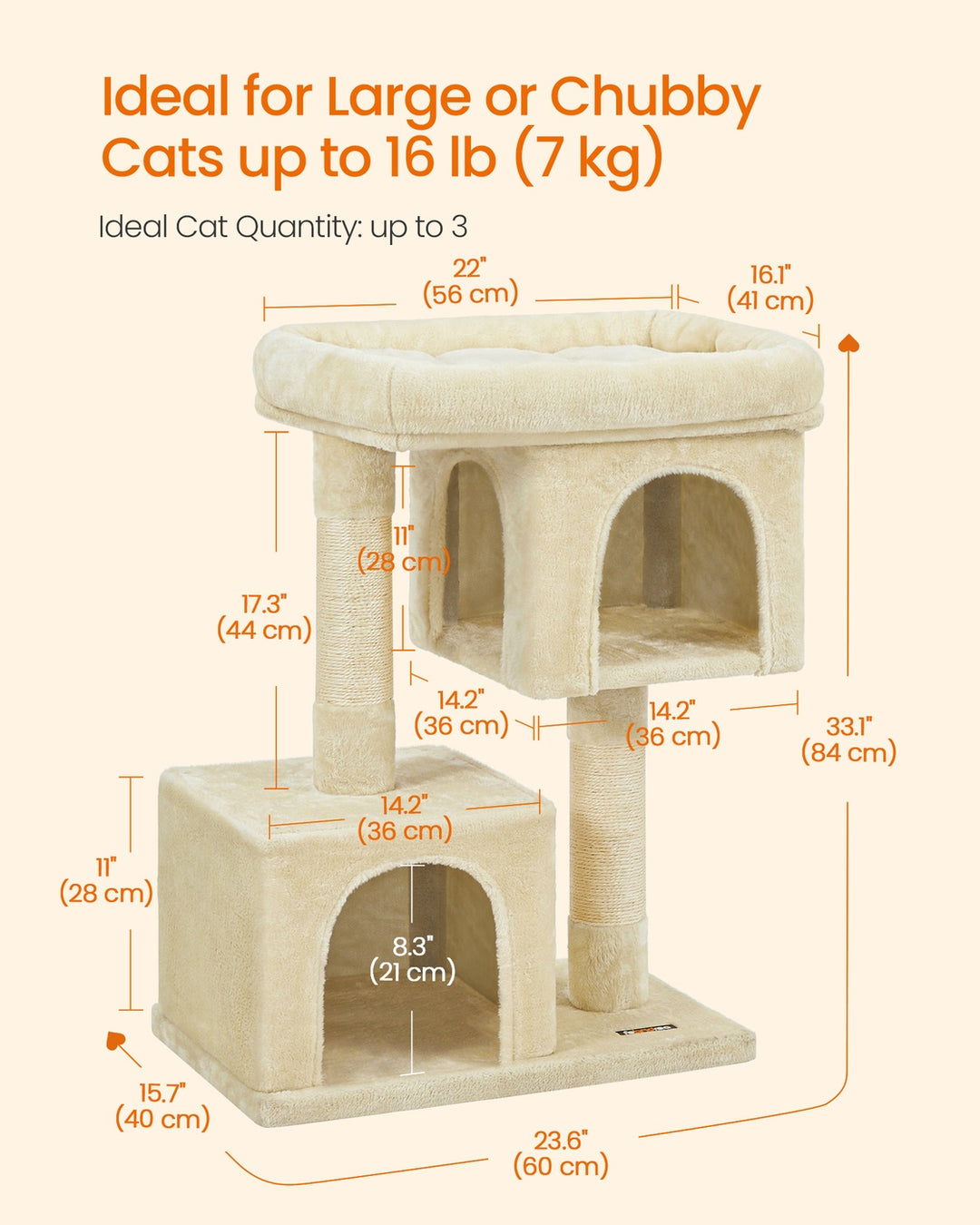 2 Condos Cat Tree