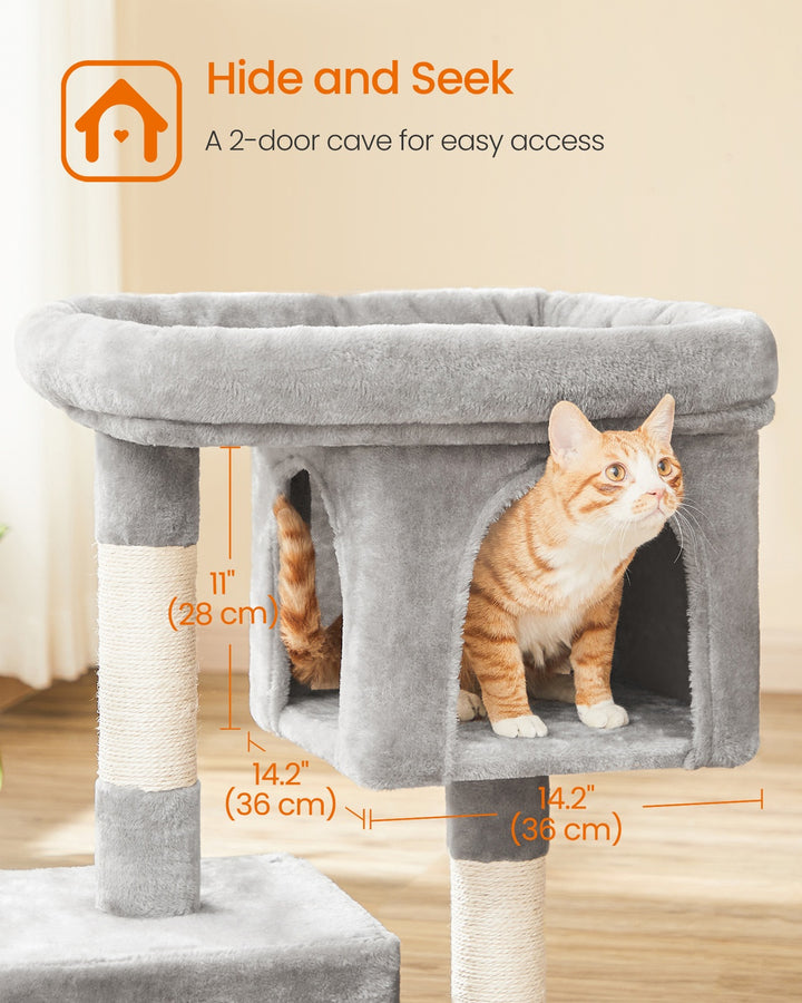 FEANDREA Light Grey Cat Tree