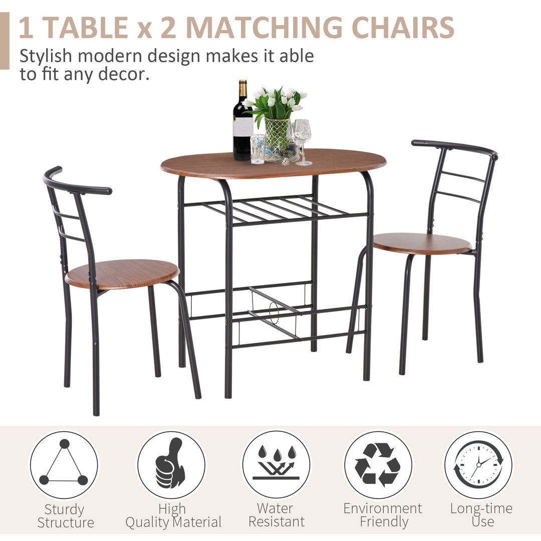 MDF 2 Person Dining Table Set 2-Seater Bar Stool and Table Set