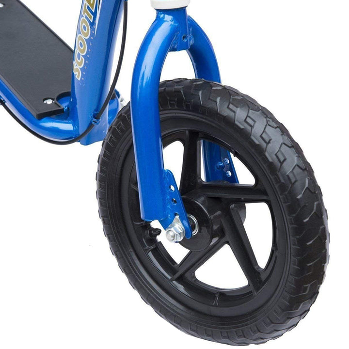 Teen Push Scooter Kids Children Stunt Scooter Bike Bicycle Ride On 12" EVA Tyres, Blue