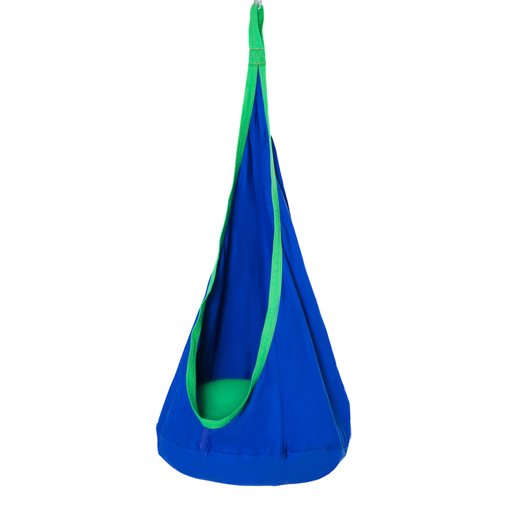 Swing Seat Hammock, φ70 x 150H cm-Blue