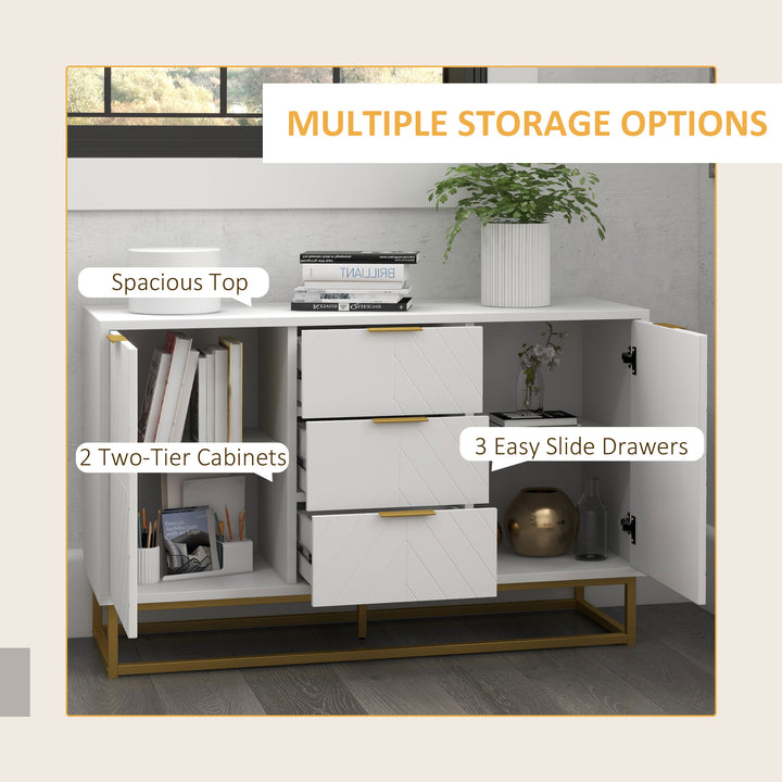 Modern Sideboard with 3 Drawers for Dining Room, Living Room