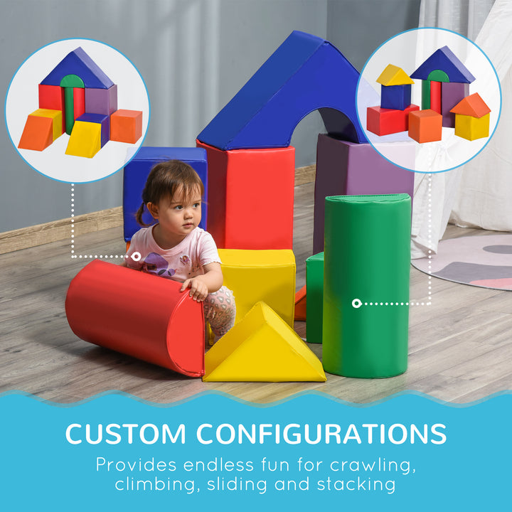 Soft Play Kids Climb and Crawl Toy, Foam Building and Stacking Blocks