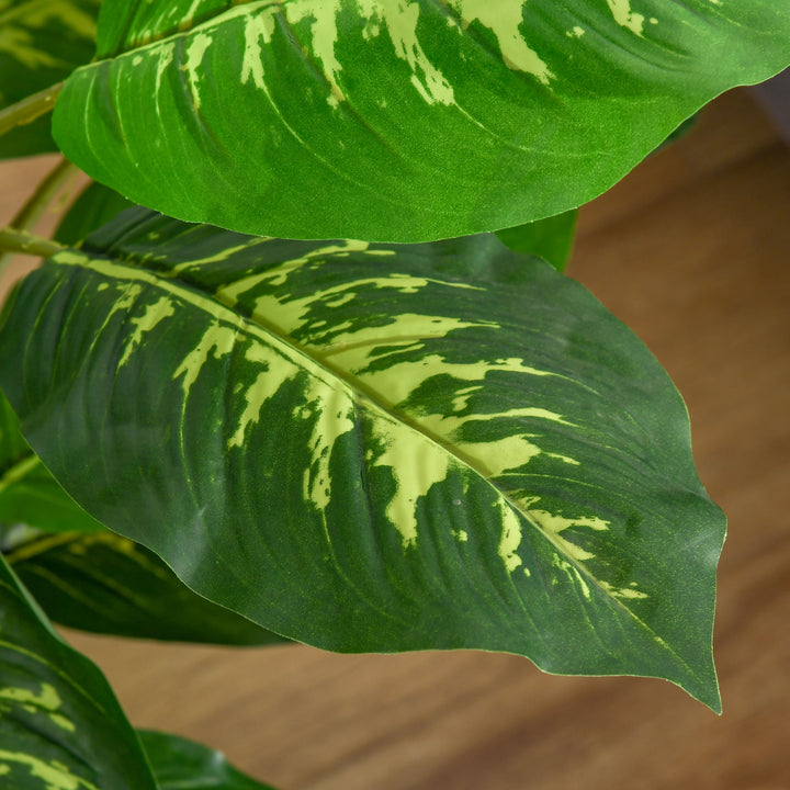 Artificial Evergreen Tree Fake Decorative Plant in Nursery Pot for Indoor Outdoor Décor, 95cm