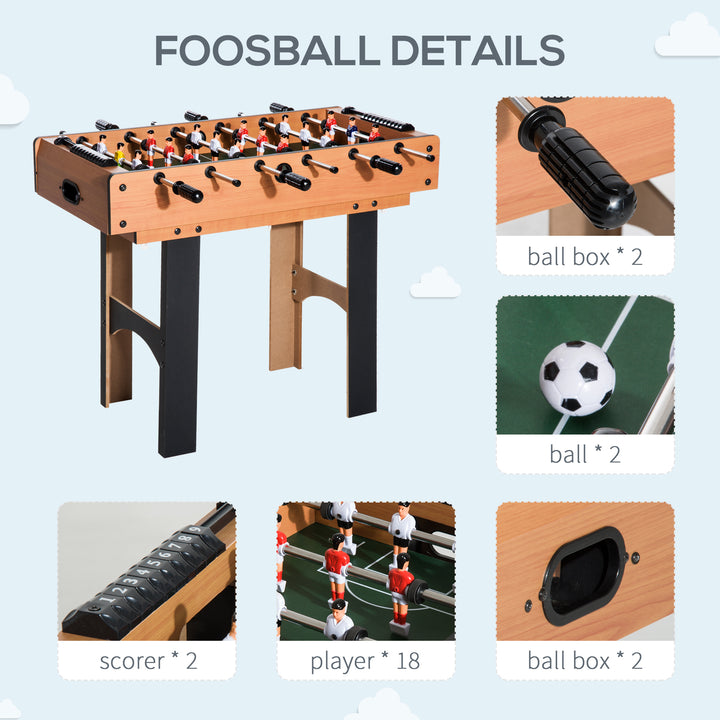 4-In-1 Multi Game Table, 87x43x73 cm-Multi Colour
