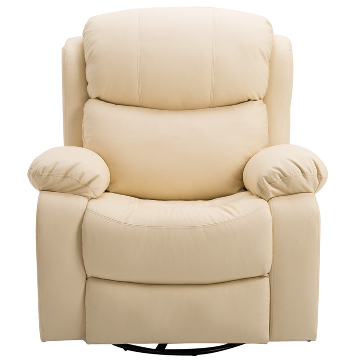 Reclining Chair with 8 Massage Points and Heat-Beige