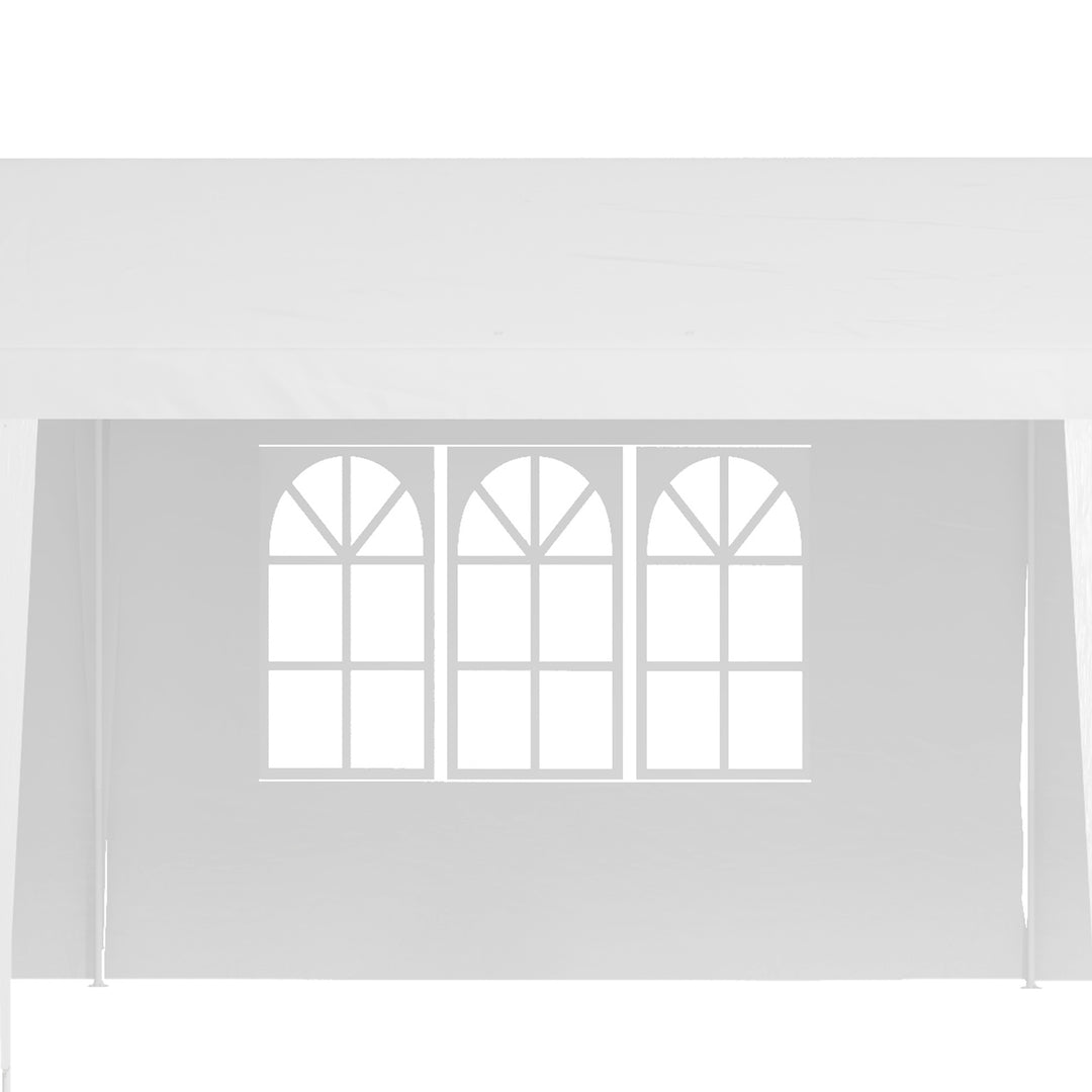 9 x 3m Garden Gazebo Marquee Party Wedding Tent Canopy - White