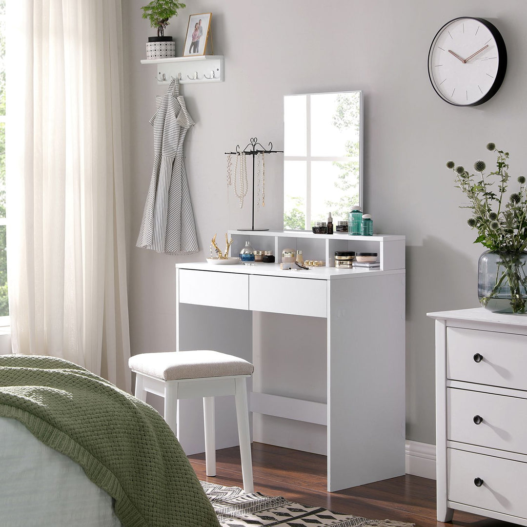 Rectangular Mirror Dressing Table