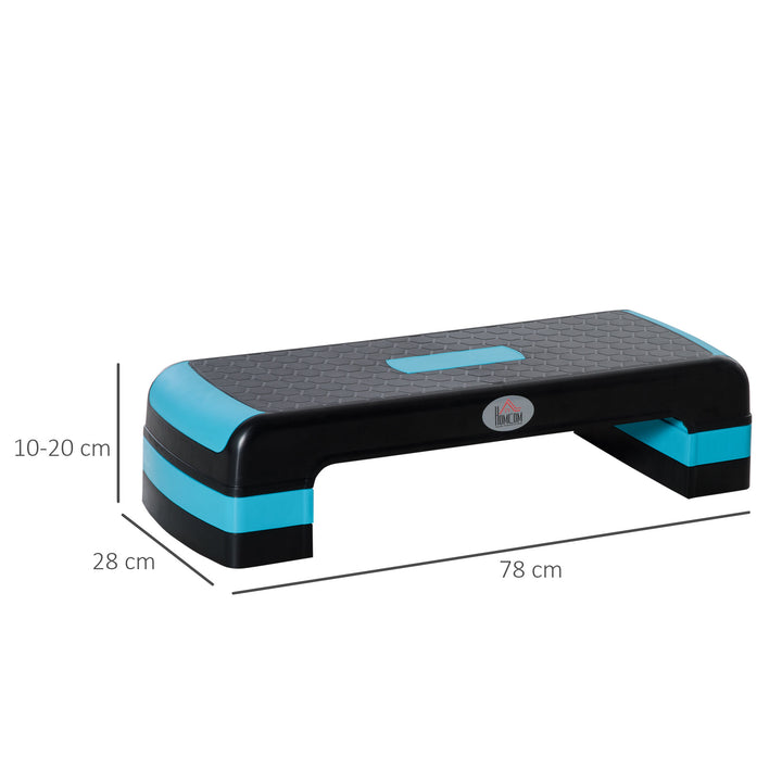 Aerobic Step, Height Adjustable Exercise Stepper, Nonslip Step Board