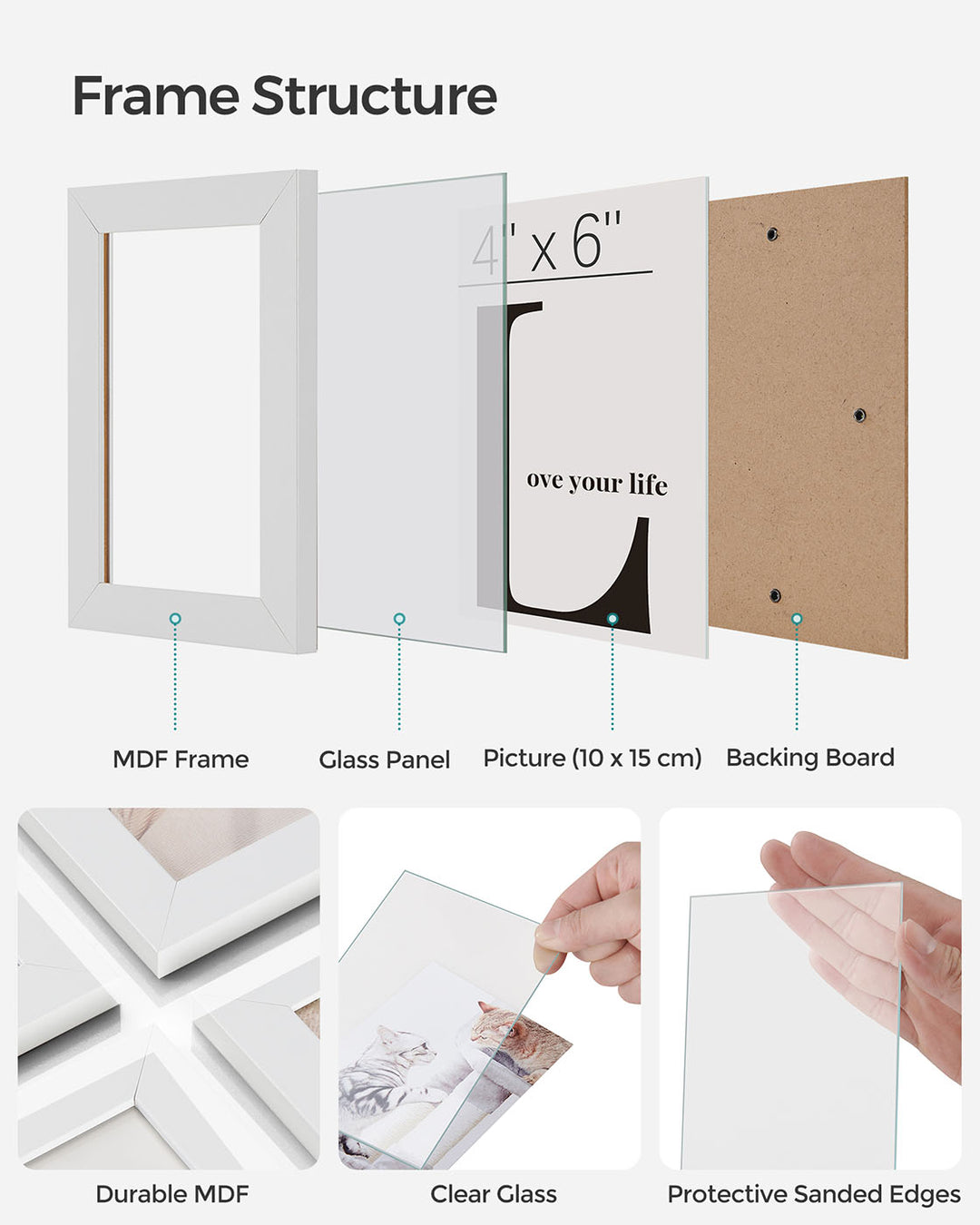 Picture Collage, Frame Wall-Mounted