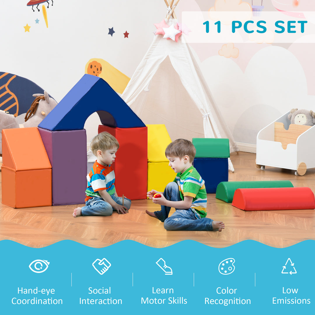 Soft Play Kids Climb and Crawl Toy, Foam Building and Stacking Blocks