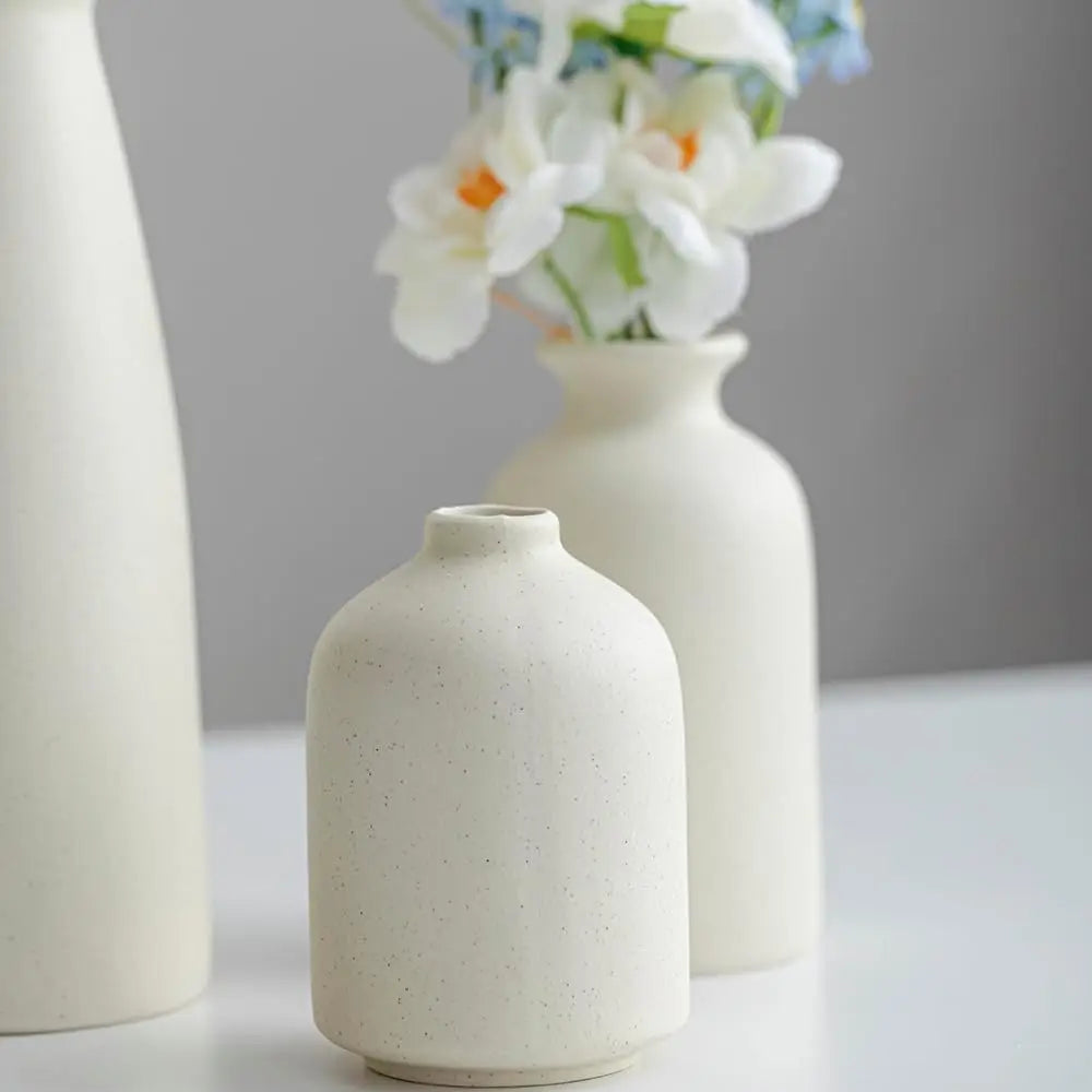 Modern Ceramic Vase Set of 3