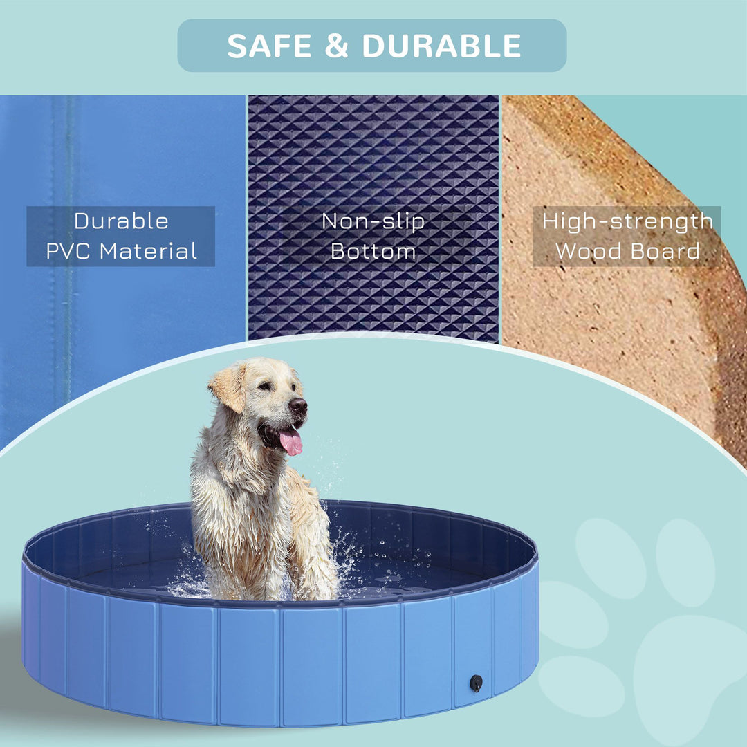 140 x 30H cm Pet Swimming Pool-Blue