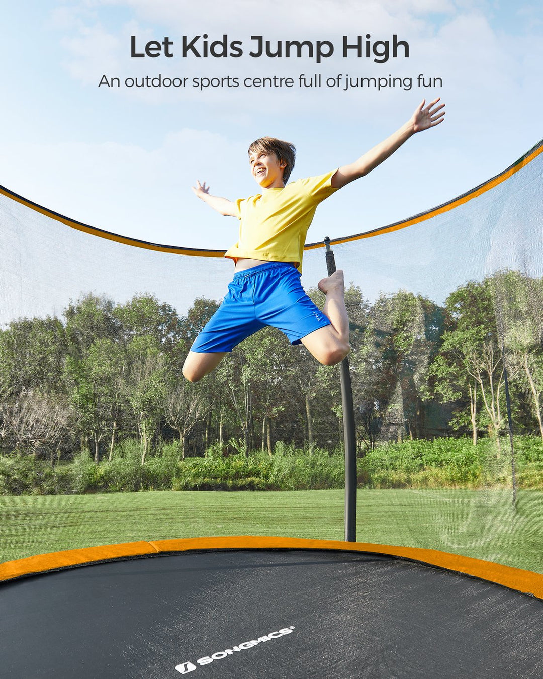 Trampoline with Safety Net Enclosure