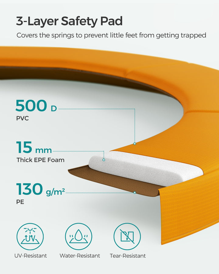 Trampoline with Safety Net Enclosure