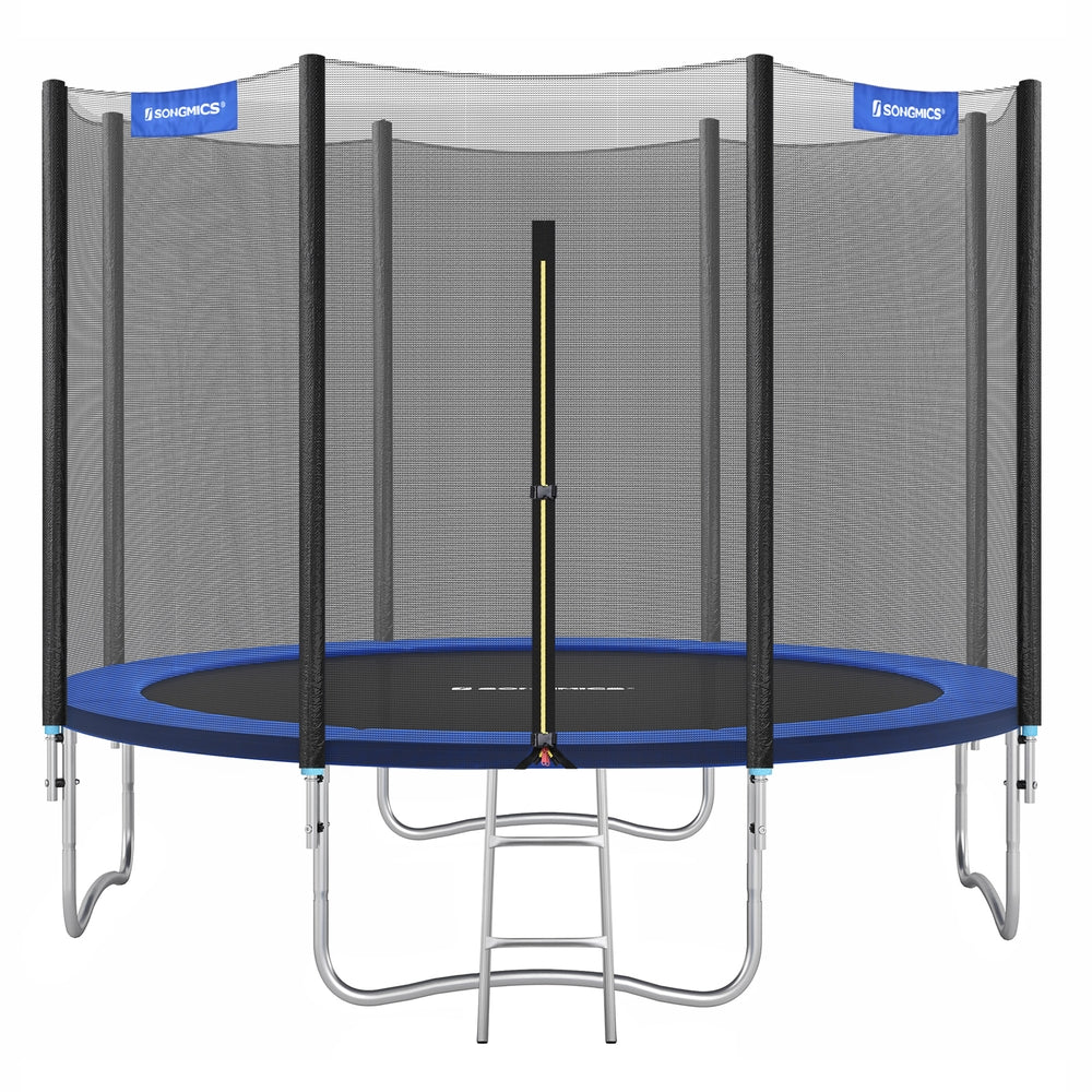 Trampoline w/ Safety Pad and Net Ladder