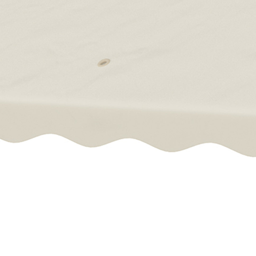 3 x 3 (m) Gazebo Canopy Replacement Covers, 2-Tier Gazebo Roof Replacement (TOP ONLY), Cream White