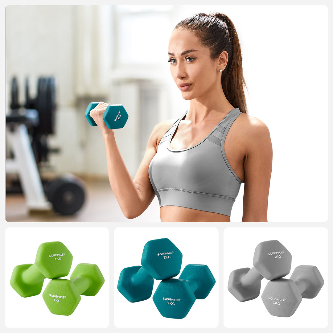 Hex Dumbbells Set